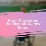 How I Discovered the Olympic Games’ Roots