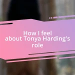 How I feel about Tonya Harding’s role